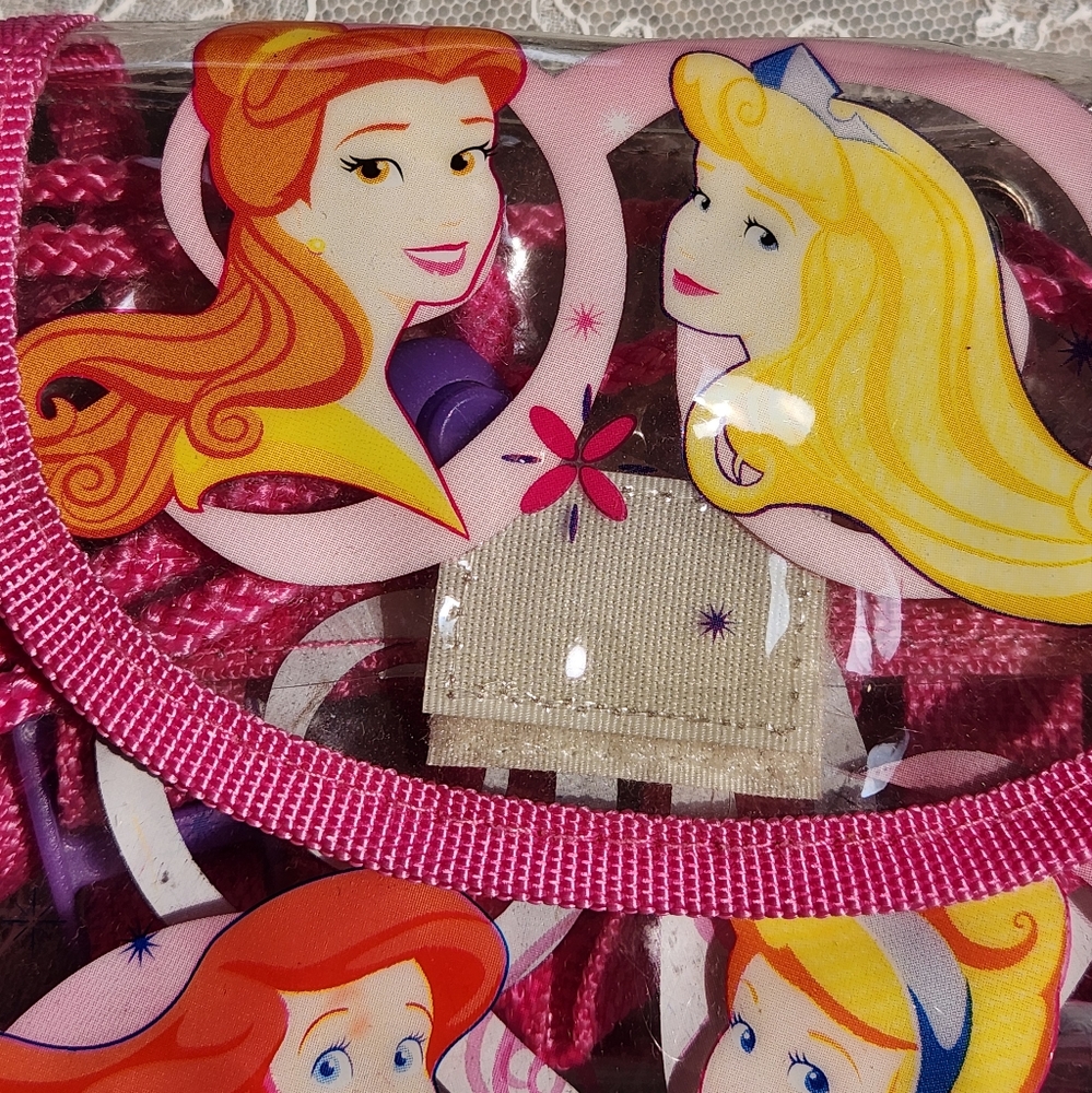 VINTAGE DISNEY PRINCESS Clear Plastic Small Backpack/Bag/Purse - Picture 6 of 10